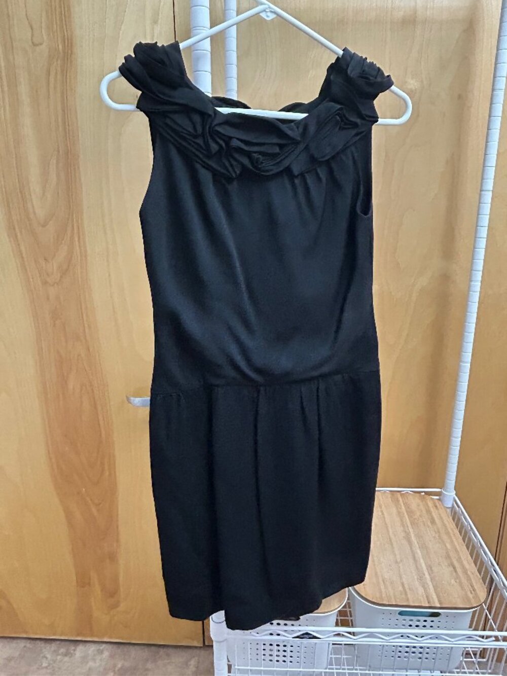Vintage 1960s sleeveless little black dress